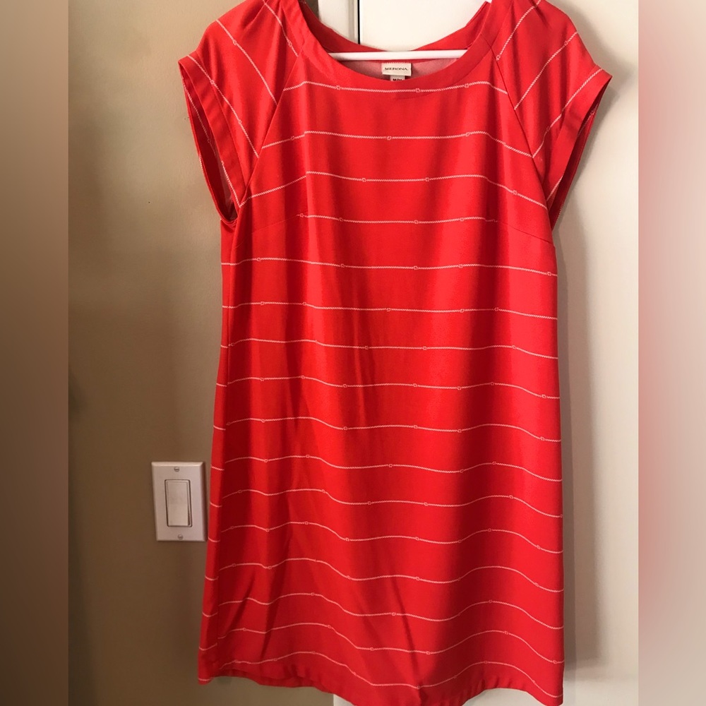 Merona coral shift dress